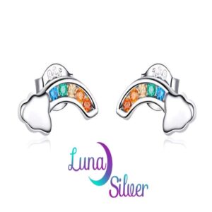 Rainbow Ear Studs