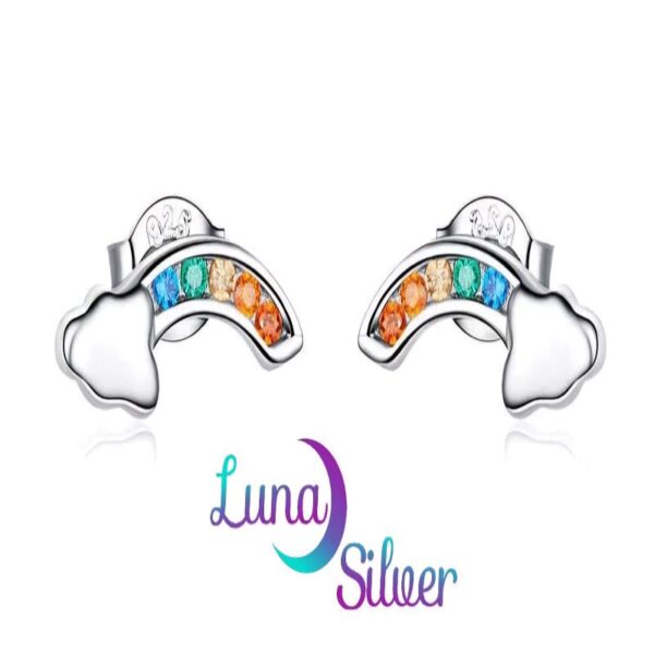 Rainbow Ear Studs