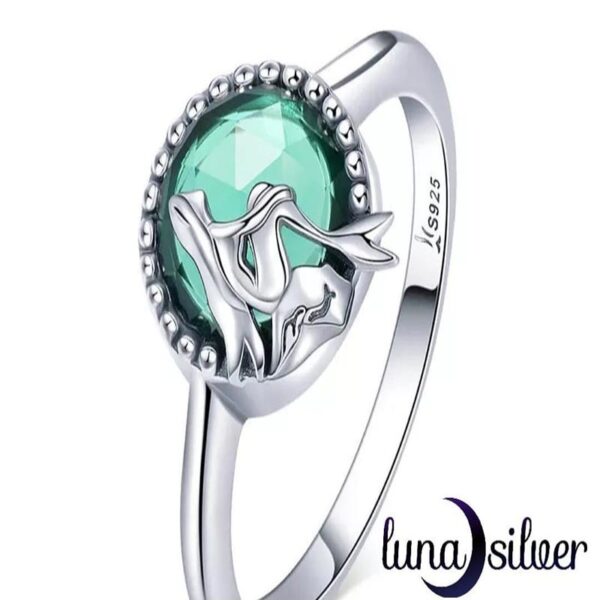 S925 Sterling Silver Mermaid Ring